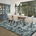thumbnail image 3 of Cydiria Vintage Boho Traditional Oriental Faux Wool Area Rug, 5' x 7', Dark Gray, 3 of 7