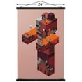 thumbnail image 3 of Minecraft - Pigman Nether Wall Poster with Magnetic Frame, 22.375" x 34", 3 of 5