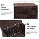 thumbnail image 4 of 1Pc Desktop Clamshell Storage Box Storage Basket Dustproof Box for Home, 4 of 4