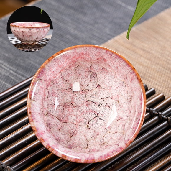 Elegant Light Pink Ceramic Tea Cup: Japanese & New Chinese Style Kung Fu Tea Bowl for Home Use, Ideal Gift for Birthdays, Housewarmings, Business Events, or Corporate Souvenirs – Premium