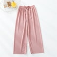 thumbnail image 2 of LWNYDPLSD Girls Wide Leg Pants for Boys 14-16 Sweat Pants Teens 90 Percent Off Clearance Sale 7 Year Old Girl Clothes Size 12-14 Girls Clothes, Pink 11-12 Years, 2 of 9