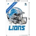 thumbnail image 3 of NFL Detroit Lions - Drip Helmet 20 Wall Poster, 22.375" x 34", 3 of 6