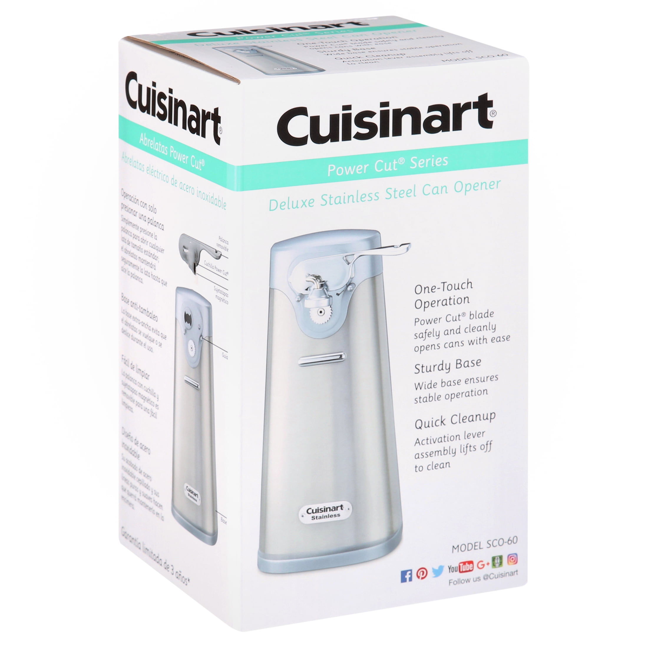 Cuisinart Can Openers Deluxe Stainless Steel Can Opener