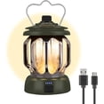 thumbnail image 1 of Lanterne de Camping Led, rechargeable Rétro Dimmable Lumière de Camping Étanche pour Pannes de Courant Randonnée Urgence Pêche, 1 of 3