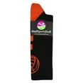 thumbnail image 2 of Volleyball Logo Crew Socks (Black/Orange, Large), 2 of 2