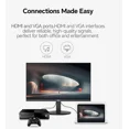 thumbnail image 2 of HKC V2218M 21.45” Full HD 1080p Monitor, 1920×1080 120Hz VA Display with 99% sRGB, HDMI & VGA Ports, Ultra-Wide 178° Viewing Angle, Low Blue Light, Slim Bezel, Tilt Adjustable – Black, 2 of 16