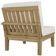 thumbnail image 4 of Modway Marina Outdoor Patio Teak Right-Facing Sofa in Natural White, 4 of 5