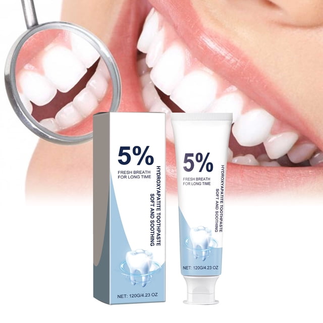 Pasta dental reparadora de limpieza profunda para el cuidado bucal, blanqueamiento, eliminación de manchas, pasta dental mentolada para reparar la caries