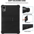 thumbnail image 2 of Hoibon for TECLAST T60 Tablet 12 Inch soft Silicone Case Cover, Rubber Protective Skin Soft Bumper Kids Friendly/Lightweight/Ultra Slim/Shockproof for TECLAST T60 Tablet 12 Android 14 - 2XBlack, 2 of 6