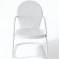 thumbnail image 3 of Home Square 2 Piece UV-resistant Metal Patio Chair Set in White, 3 of 6