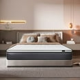 thumbnail image 3 of 14" King Hybrid Mattress CertiPUR-US Certified Memory Foam Pocket Spring Mattress Medium Firm in a Box, 3 of 6