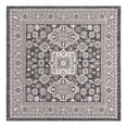thumbnail image 4 of Unique Loom Outdoor Aztec Collection Area Rug - Chalca (5' 3" Square Charcoal Gray/Ivory), 4 of 7