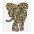 thumbnail image 3 of Ambesonne Psychedelic Shower Curtain, Boho Art, 69"Wx75"L, Multicolor, 3 of 5