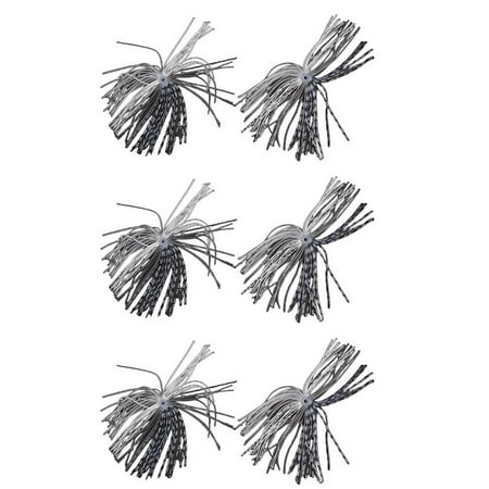 6Pcs Elastic Hole Umbrella Silicone Skirts Bass Jigs Buzzbaits Spinner Buzz Bait 73-097