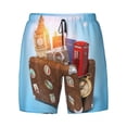 thumbnail image 5 of Rocae Trip to London for Men's Swim Trunks Quick Dry With Two Side Pockets and One Lined Patch PocketXX-Large, 5 of 9
