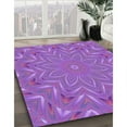 thumbnail image 2 of Ahgly Company Indoor Rectangle Patterned Tyrian Purple Area Rugs, 4' x 6', 2 of 6
