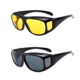 thumbnail image 2 of Advancent ABS HD que conduce el camino de los vidrios claramente en la noche con las gafas de sol ligeras aumentadas de Ciclismo Amarillo, 2 of 6