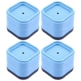 thumbnail image 1 of Almohadillas Antivibratorias Cuadradas Antideslizantes para Lavadora Protege Los Pedestales, 1 of 9