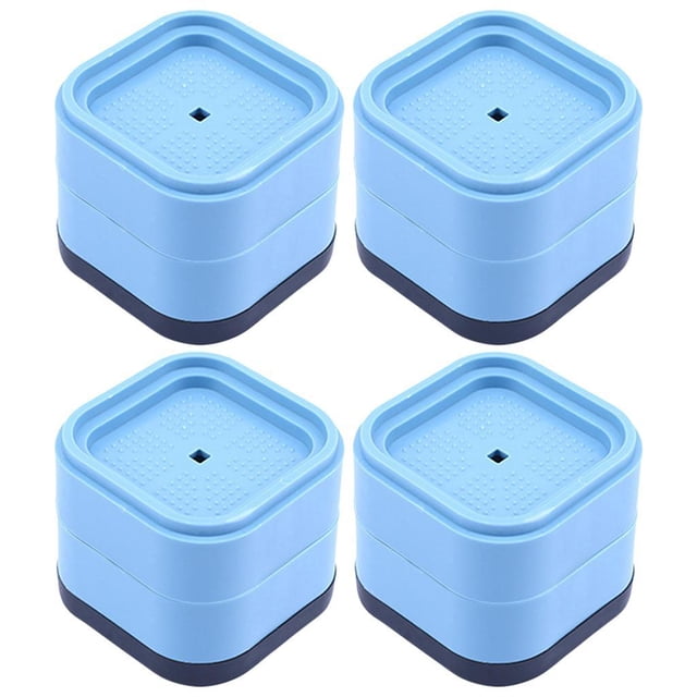 Almohadillas Antivibratorias Cuadradas Antideslizantes para Lavadora Protege Los Pedestales