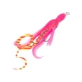 thumbnail image 3 of Señuelo de calamar para pesca de calamar, accesorio para principiantes, versátil, portátil, vívido, herramienta de pesca realista para , adultos, Rosa fluorescente, 3 of 8