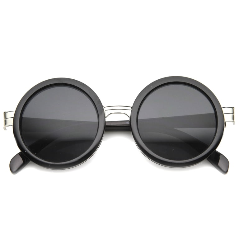 Round Sunglasses UV400 Protection Plastic Frame Unisex Retro Round Sunglasses | UV400 Eye Protection – ZENOTTIC Eyewear main image 3