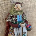 thumbnail image 3 of Handmade Kitchen Witch Doll, Enchanting Good Luck Charm Cooking Doll, Kitchen Witchs Dolls Inspire Productivity and Good Fortune Home Decoration for Cuisine, 7”H(Style a), 3 of 7
