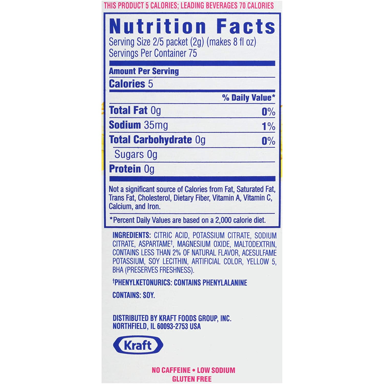Crystal Light Sugar-Free Lemonade Drink Mix (120 On-the-Go Packets, 4 Packs of 30)