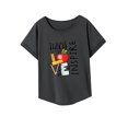 thumbnail image 4 of Camiseta para Mujer Verano Cuello Redondo Camisa para Trabajo Mochilero Viaje Calle Mujer L, 4 of 7