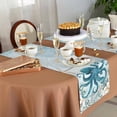 thumbnail image 6 of Table Runner 72 Inches Long for Kitchen Dining, Octopus Blue Dresser Scarf Farmhouse, Dining Table Decorations for Wedding/Parties, Coastal Starfish Nautical Anchor Flower 14 x 72 In, 6 of 9