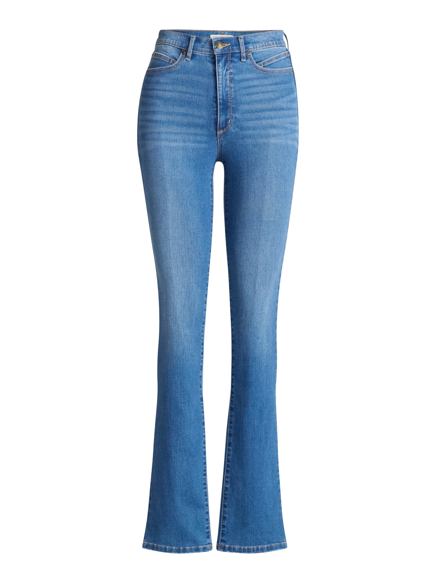 Sofia by Sofia Vergara Women's and Women's Plus Size Marisol Bootcut Curvy Super High Rise Jeans, 30.5", 32.5" and 34.5" Inseams, Sizes 0-28