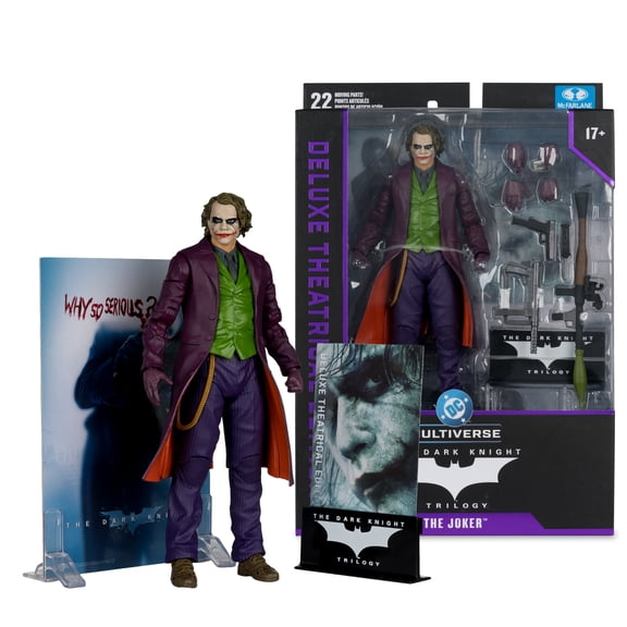 The Joker (DC Multiverse: The Dark Knight) 7" Action Figure (Deluxe Theatrical Edition) - McFarlane Toys