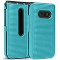 thumbnail image 1 of Étui pour LG Classic Flip, Nakedcellphone [Turquoise Menthe Cyan] Étui Rigide de Protection à Clipser [Texture Quadrillée] pour LG Classic Flip Phone L125DL, 1 of 9