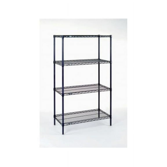 Nexel Industries 21367N 21 x 36 x 74 in. Electroplating Starter Shelf Unit, Nexelon