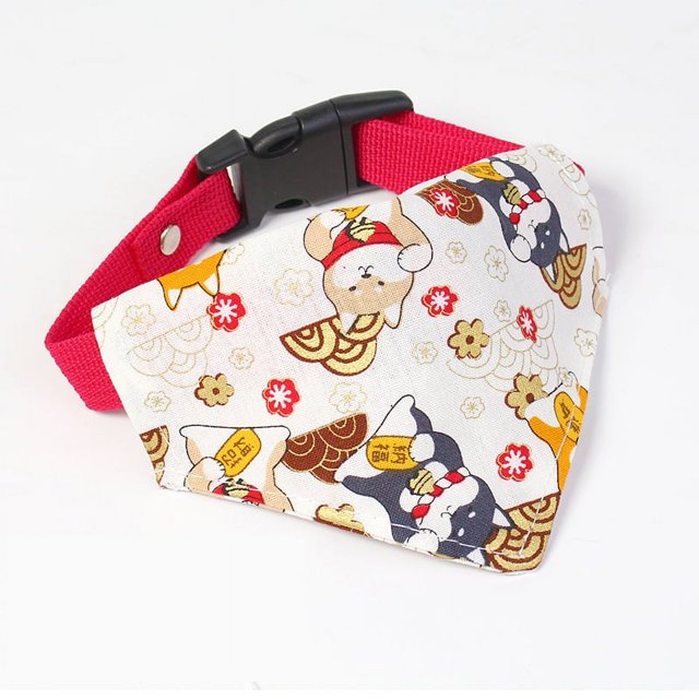Accesorios lindos del animal doméstico de las decoraciones de la bufanda del pañuelo del triángulo de la impresión del gato del perro al por mayor