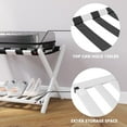 thumbnail image 3 of Smart FENDEE Foldable Luggage Rack Sets with Shelf for Guest Room, Hotel, 3 of 6