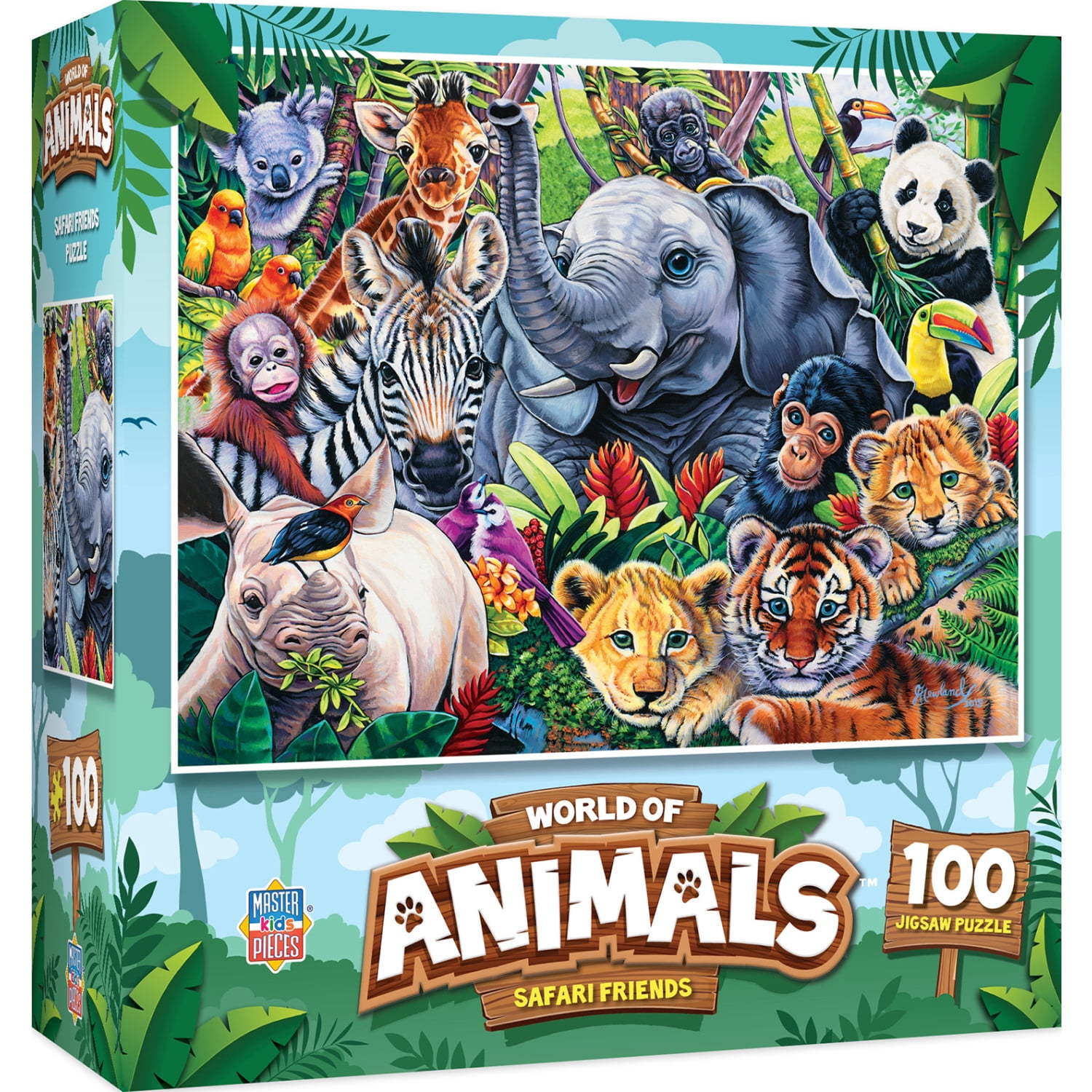 MasterPieces, Jigsaw Puzzle, Safari Friends, 11.5