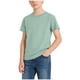 thumbnail image 2 of Blusas y camisas de manga corta con cuello redondo, color liso, para niños, camisetas de manga corta con cuello redondo, tallas medianas y grandes, top informal y cómodo, top de poliéster para niña, 2 of 7