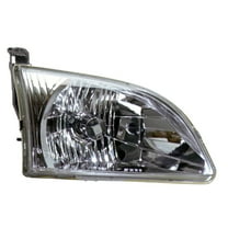 KAI New Economy Replacement Passenger Side Headlight Assembly, Fits 2001-2003 Toyota Sienna