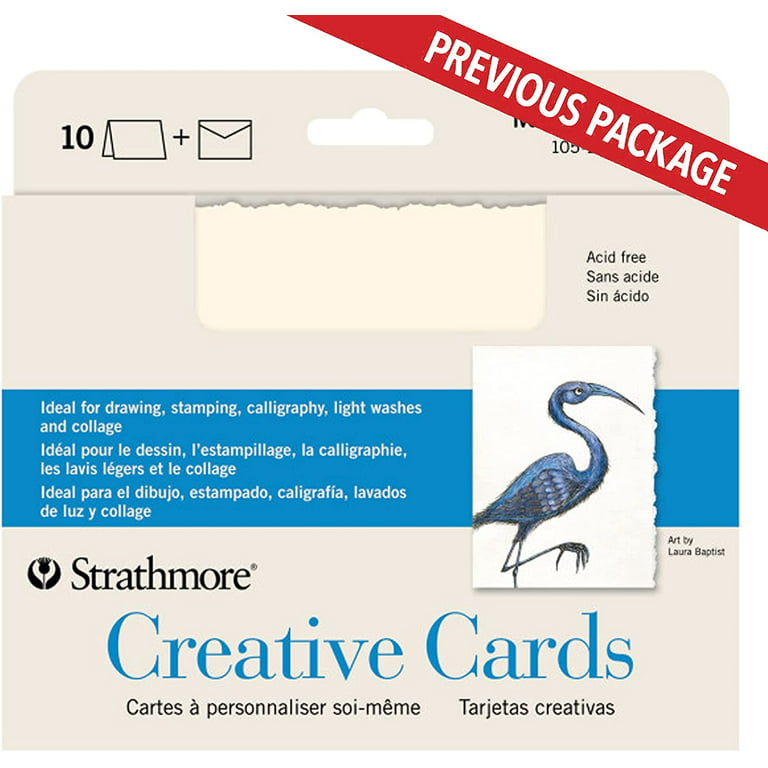 Strathmore Creative Cards and Envelopes - Full Size, Ivory with