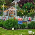 thumbnail image 3 of Eveokoki 4th of July Yard Signs Happy Independence Day Yard Sign Independence Day Outdoor Pathway Decoration with Stakes Waterproof Aluminum ​Lawn Signs Independence Day Party Supplie, 3 of 6
