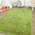 thumbnail image 5 of Lochas Fluffy Soft Shag Carpet Rug for Living Room Bedroom Big Area Rugs Floor Mat, 3'x5',Grass Green, 5 of 7