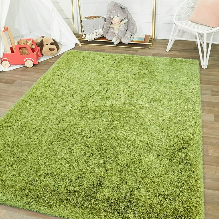 Lochas Fluffy Soft Shag Carpet Rug for Living Room Bedroom Big