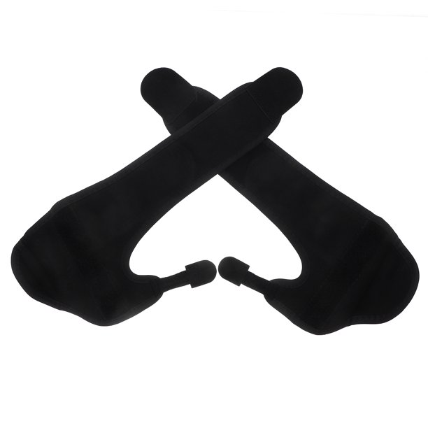 EeaseMX 1 par de correctores de hallux valgus y separadores de dedos para mujeres y hombres (negro)