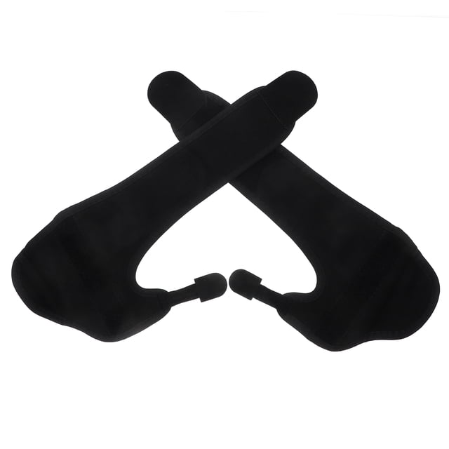 1 par de correctores de hallux valgus y separadores de dedos para mujeres y hombres (negro)