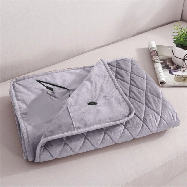 Manta eléctrica calentada por Usb para el cuerpo, calentador de cama, calentador de invierno, alimentado por Usb, gran potencia