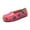 Pink, variant on Fesfesfes Women Walking Shoes Round Toe Fashion Ankle Strap Summer Printing Slip-on Flats Shose 40(8.5)