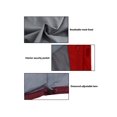 thumbnail image 5 of Little Donkey Andy Men's Waterproof Rain Jacket Outdoor Rain Shell Coat for Hiking,Golf,Travel red/Tango Red S, 5 of 7