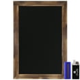 thumbnail image 3 of HBCY Creations Torched Brown Magnetic Wall Chalkboard, Extra Large Size 20" x 30", Framed Decorative Chalkboard with Eraser - For Kitchen, Weddings, Menus and More!, 3 of 16