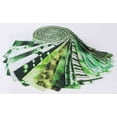thumbnail image 3 of Soimoi 40Pcs Tie Dye Print Cotton Precut Fabrics For Quilting Craft Strips 2.5x42inches Jelly Roll - Green, 3 of 9