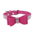 thumbnail image 1 of Bling Crystal Cat Collar Metal Adjustable Puppy Rhinestone small Bow Tie Rhinestone Soft Collars Pet Supplies for Small Medium Dogs, 1 of 3